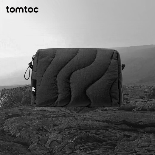 tomtoc数码配件收纳包男女电脑数据线充电器便携旅行多功能收纳袋
