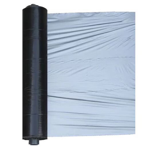 Silver and black two-color mulch film, thickened black and white film, reflective mulch film, strong, tough, good covering, weeding and moisturizing plastic film, 1.2s thick, 1m 146m
