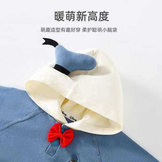 迪士尼婴儿衣服新生儿连体衣春秋款满月宝宝百天睡衣秋冬季 唐老鸭 59cm