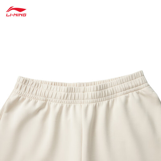 LI-NING MICRO-FLARE-HOSEN FÜR Women 2025 Sommer neue Fitness-Serie Mode hautfreundliche und komfortable Sporthosen AKLv718 Dune Khaki-5 L