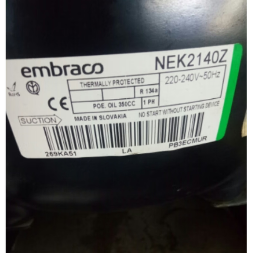 Embraco NEK2140Z NEK6210Z NEK6214Z NEK6160Z NE6187Z NE6187Z