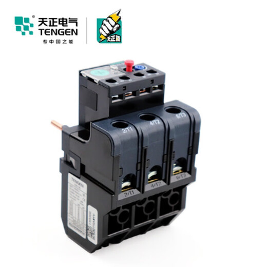 天正热继电器1-18/3895热过载保护器380电动机过保护0 TGR1-18 0.25-0.4A配TGC1-06