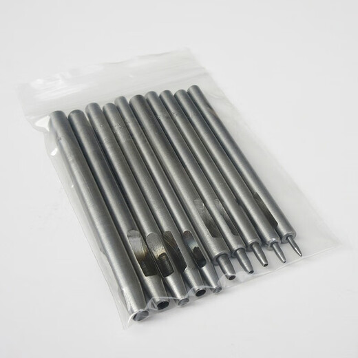 Feng Shang round punch belt punch 10-piece set punch handmade leather hole tool eye opener section punch plus round punch