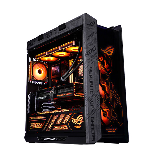ASUS ROG family bucket Sun God RTX5090D/5080 R7 9800X3D Night God E-sports game live broadcast desktop computer host DIY assembly machine AI design complete machine R7 9800X3D+RTX5070TI | Three