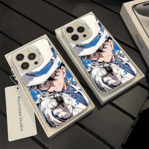 
Nanfeng Lin's new monster thief Kid mobile phone case suitable for Redmi turbo4 hollow laser peripheral fastball detective Conan anti-fall full cover protective case [CY1049 monster thief Kid-Moonlight Silver] IMD color silver Redmi turbo4