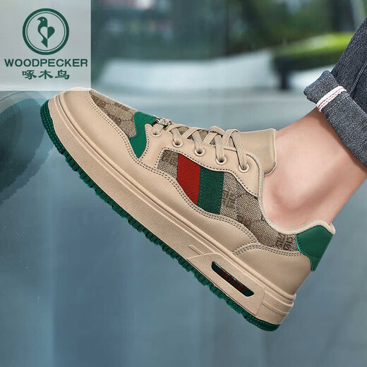 
Woodpecker 2025 spring extra-large board shoes 45 original niche trendy shoes 46 sports casual shoes 47 retro men's shoes 48 6175 meters green 39