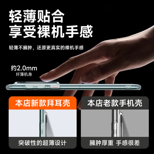 KOOLIFE is suitable for Huawei mate60Pro/Pro+ mobile phone case full-inclusive magnetic absorption wireless charging huawei protective case German Bayer material transparent silicone case airbag