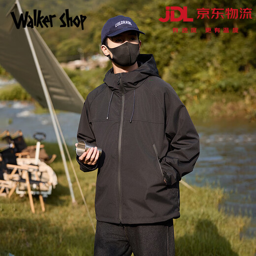 Walker Shop Brand Jacke Herren 2025 Sommer Neue Outdoor Sportpaar Jacke Jacke winddichte wasserdichte Herrenkleidung Pink 2xl