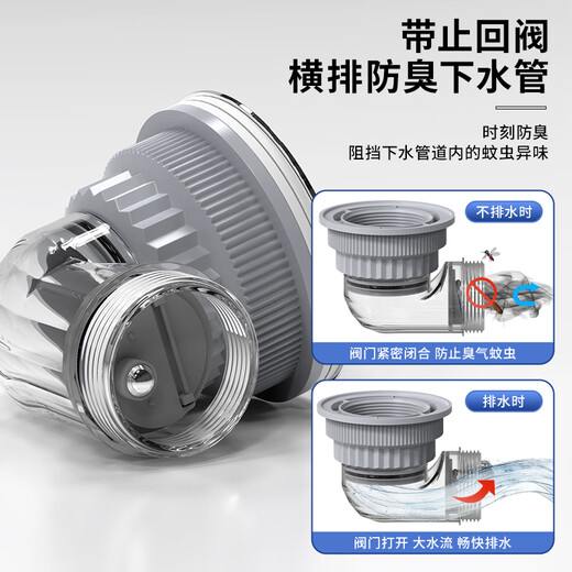 BSITN mop pool sewer pipe set special drain mop basin drain hose leak plug complete set of accessories B1108