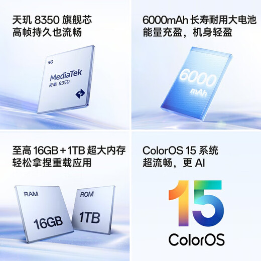 OPPO Reno14 live broadcast artifact, high-definition telephoto live photos, student camera phone Reno14 Pro optional Reno14 Reef Black 16GB+512GB