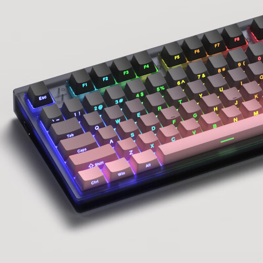 Belly Spirit (FLESPORTS) MK870 Blackberry side engraving Mechanical keyboard Wired wireless Bluetooth customized e-sports office silent axis Pearl white Scented side engraving (Pro version) BOX white axis x single mode (wired)