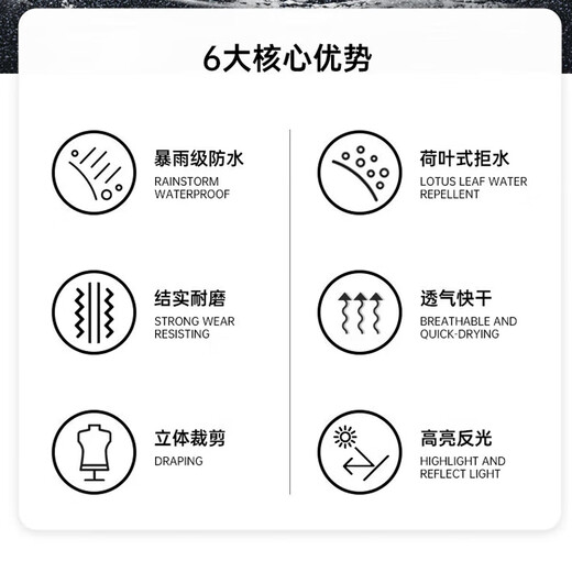 Shengli Réfléchissement réfléchissant Split Rescue Sanitation en service Construction CONSTRUCTION CONSTRUCTION CONTRÔLE 210T POLYTECHNIC PVC BR2-671 Black L