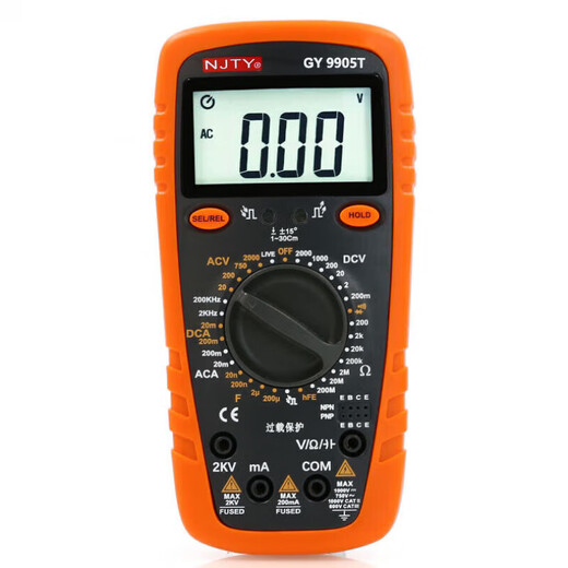 川宇 GY9905T防烧数字万用表测电压2000V交直流电压测2KV高压 9905T