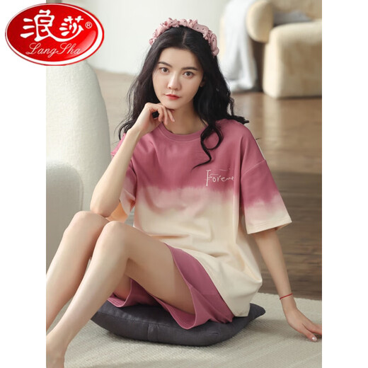 Langsha 2025 Nouveau pyjamas pour les shorts de coton pur d'été pour femmes shorts de coton pur et automne, le style d'été peut être porté à l'extérieur de la maison de vêtements à la maison ZH-9856 # shorts m taille (80-100jin [Jin équivaut à 0,5 kg])