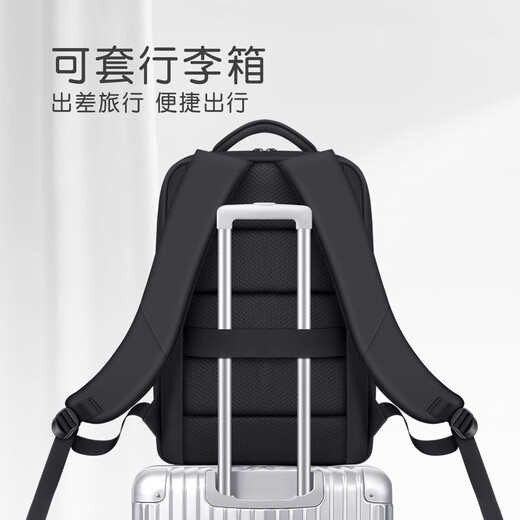
Laptop backpack using Lenovo Huawei Apple Backpack for men and women's lightweight schoolbag travel business trip large black