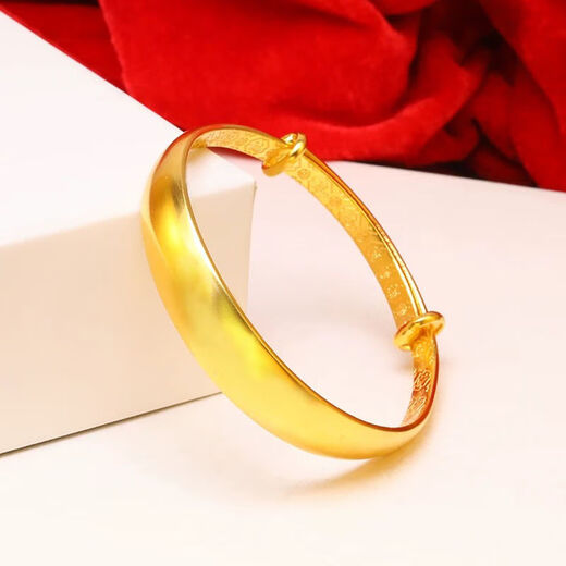 Authentic Fengxiang real gold 18K bracelet for women Hong Kong gold 18K baby's breath bracelet Valentine's Day gift for wife and mother 26g baby's breath bracelet (gives ring)