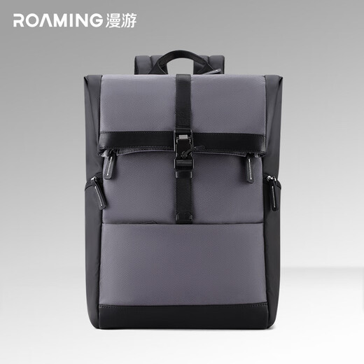 Itinérant (itinérante) 2025 Nouveau sac à dos simple Backpack Backpack Men's Schoolbag Étudiant grande capacité Sac d'ordinateur pour femmes Commu au gris