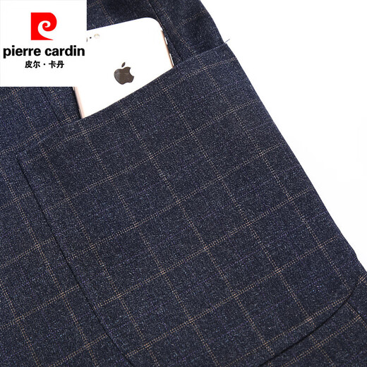 Pier Cardin men's business casual blazer spring and autumn new business suit men's middle-aged single daddy suit formal wear men's clothing upgraded fabric 909 [2113 dark gray] XL 180 [recommended 130-145 Jin [Jin equals 0.5 kg]]
