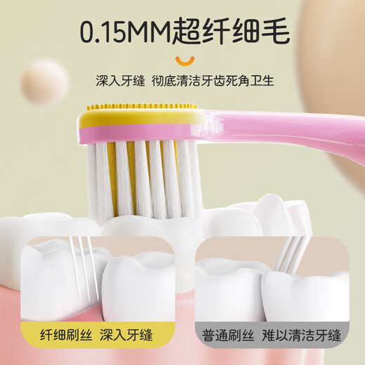 沐暄小鹿小象儿童吸塑牙刷2-12岁双重植毛柔软刷丝 小鹿小象儿童牙刷吸塑装1支