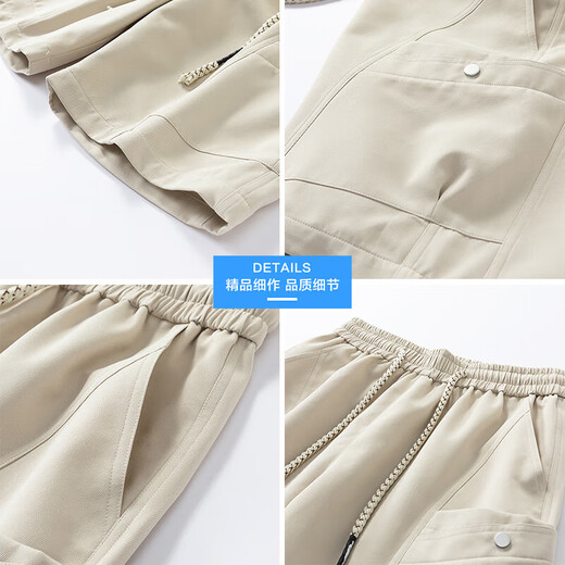 Base de la NASA Japonés Retro Retro Policita Shorts Shorts Hombres de verano