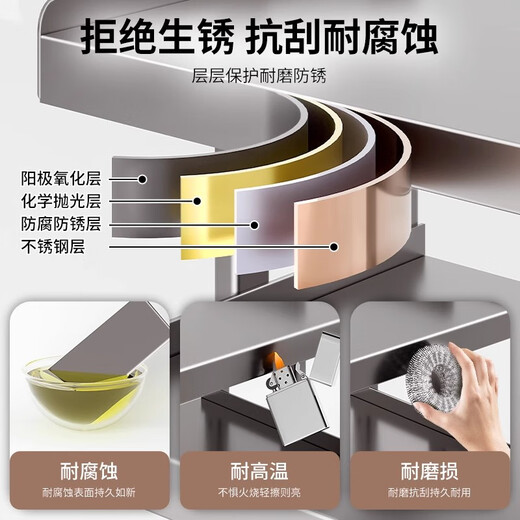 Mrs. Kitchen Microwave Rice Cooker Storage Rack Countertop Heightened Extended Microwave Shelf Adjustable Oven Storage Rack Special Offer * Three Layers 80cm Main Rack