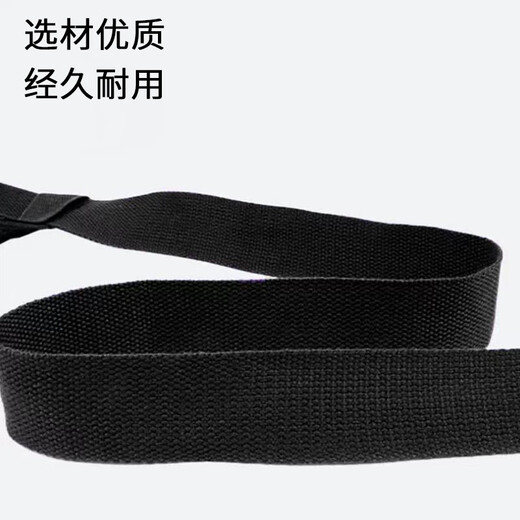 Suichan Yoga Mattengurt elastischer Riemen Stagelgurt Yogamatte Rückengurtgeschirr tragbares Training Hilfsgurt reparieren [schwarz] Yogamatte 1 Set 1 Set