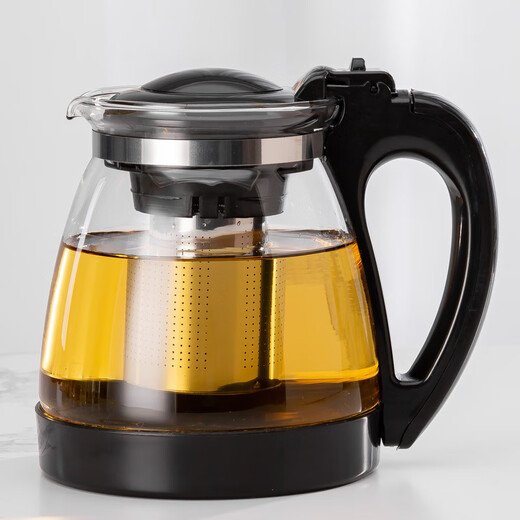 Zhe series heat-resistant and explosion-proof large-capacity glass teapot for home Kung Fu camellia teapot office tea set tea set single pot 1000ml