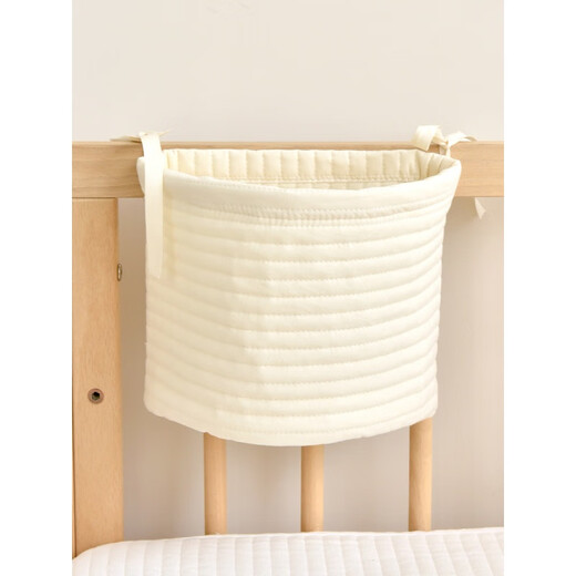 Baby reines Baumwollbett Hanging Bag Baby Bett Aufbewahrung Beutel Windel Windel Windel Aufbewahrung Kinder Nachteile Aufbewahrung Bag Wald Kaninchen 20*21 cm