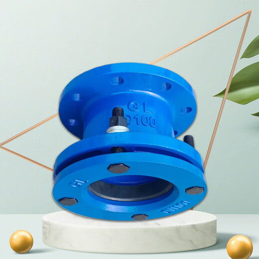 
XMSJ multifunctional pipe connector ductile iron anti-detachment flange arbor tube bidirectional joint flexible telescopic joint filter arbor tube DN1000*360L outer diameter 1048mm
