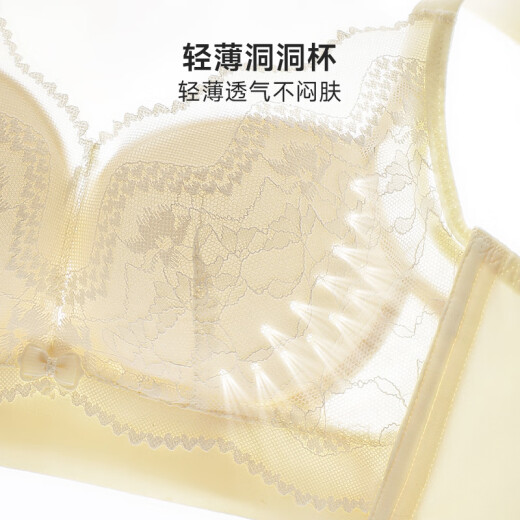 都市丽人女士内衣女生无钢圈文胸小胸显大内衣女聚拢防下垂收副乳上托胸罩