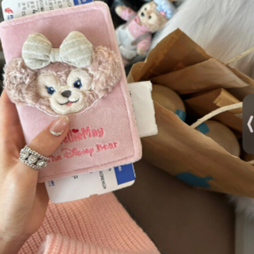 Shirley mei peluche pasaporte billetera certificado integrado paquete de summer viajes para niñas de pasaporte de la tarjeta de protección de pasaporte paquete de pasaporte shirley mei pasaporte 15 cm