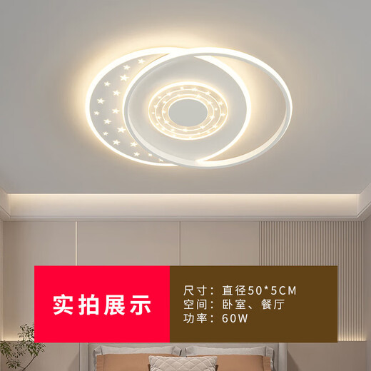 XMSJ PAQUETE DE SPECTRUM Full Spectrum Zhongshan Lámpara de sala de estar Lámpara principal de lámpara de techo LED rectangular simple moderno Protección de oculares de espectro completo RA9738*38CM-36W-