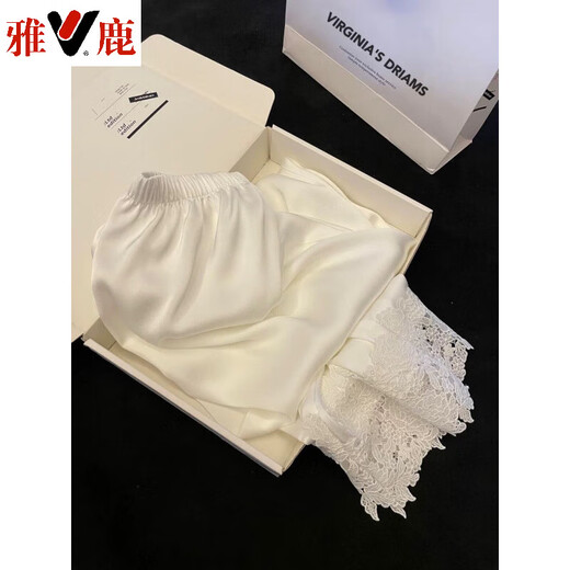 
Yalu White Moonlight]High-Customized Water-soluble Lace Imitation Acetic Acid Pajamas Long Sleeve Trousers Home Clothing Set for Best Friends 13533 M 80-100Jin [Jin equals 0.5 kg]