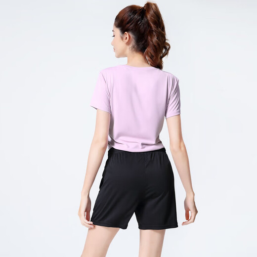 Camel (CAMEL) badminton uniform for women's sun protection quick-drying sports two-piece set Y1S1TLF653A5 taro purple XL
