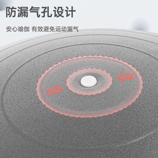 李宁瑜伽球孕妇抗压成人训练弹力加厚专业防爆健身防滑 灰【加厚防爆】