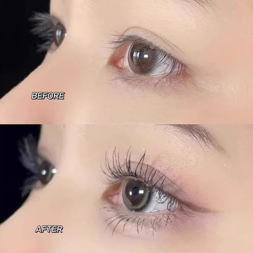 Carslan Light Feather Mascara is sweat-proof, waterproof, not easy to smudge, long-lasting, curling, natural, thick, big-eye eye makeup, black (free mascara + eyelash curler)