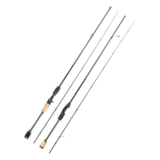 钓迷（fishingfans）青秀泛用路亚竿远投竿FUJIA环碳素高感钓鲈鱼鳜鱼虫竿杆 692m SL_直柄单竿2.06米-全富士A