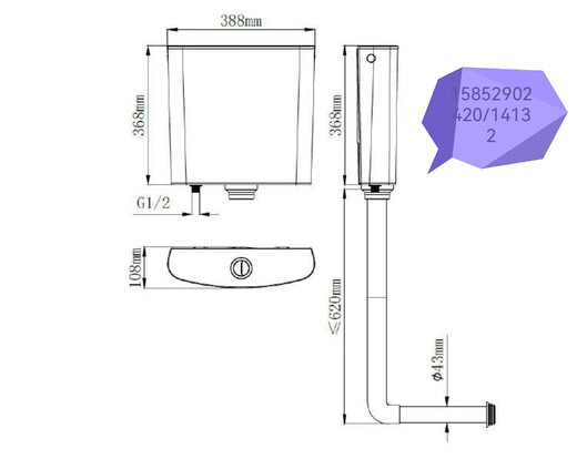Jiumu 14132 Baño público Condado trasero trasero Cerámico Cerámbano Pit inioo de inodoro Anti-Slip Stripe Proyecto