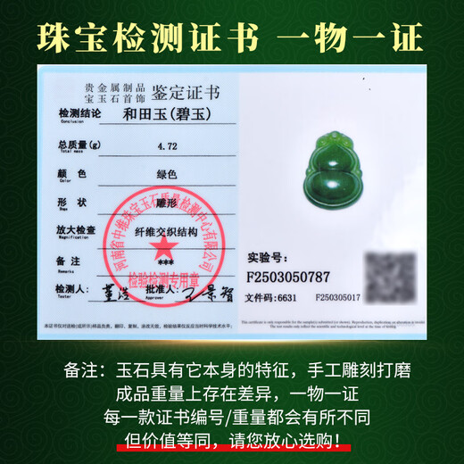 可玉可求 孤品和田玉吊坠 女款碧玉福瓜玉石玉佩 款四 葫芦M9863q