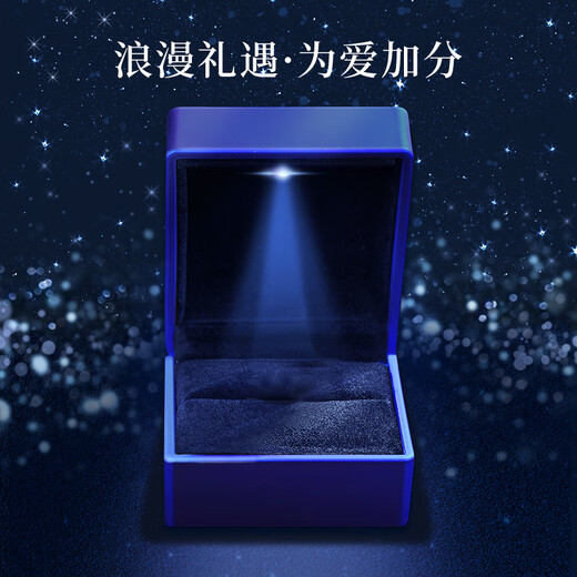 
BOEAY One Carat Mosan Diamond Sterling Silver Proposal Ring Women's Couple's Diamond Ring Zhong Jiujiu 520 Gift from Wife [Seven Warehouses Shipping Express] Women's Model