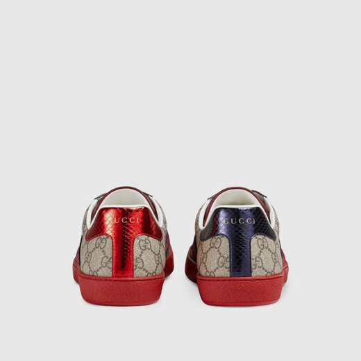 Gucci (Gucci) Ace Supreme Retro Casual Fashionable Zapatos de San Valentín chino Ebony 429445 96G50 9767 39.5