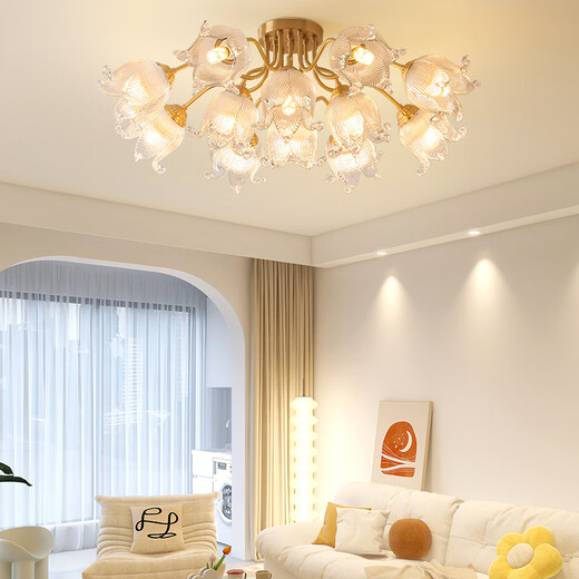 Opp Lighting OPPLE ceiling light atmospheric living room light modern French warm master bedroom dining light personalized 1W full spectrum eye protection finger RA 9712 head 3