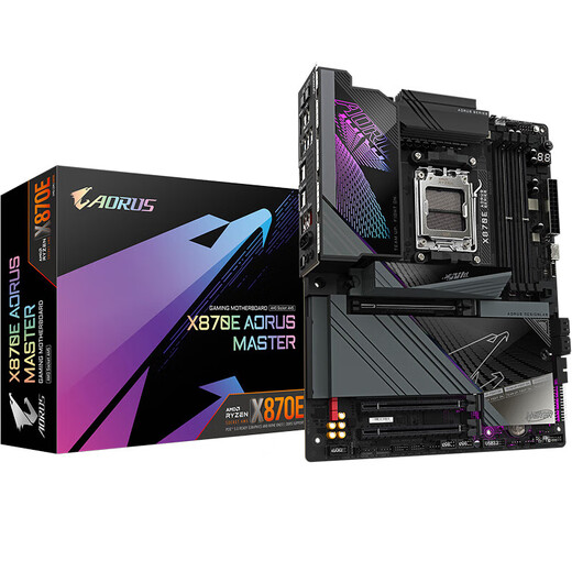 AMAZONASX870E AORUS MASTER雕主板搭配9700 9800X 3D 9900X 9950 电竞冰雕X870E AORUS PRO ICE 无内存 AMD R7 9700X 散片