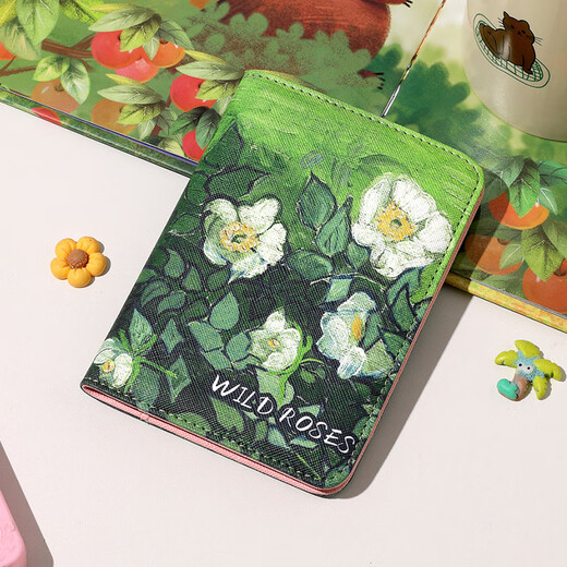 梓嘉福护照夹创意粉色猫咪护照包卡通出国旅行证件保护套机票旅游证件套 小猫B款-护照夹