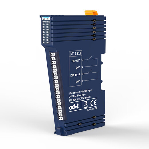 ODOT zero-point industrial-grade distributed IO system Expandable remote IO module Digital input and output switching value acquisition CT-1228 (8DI)