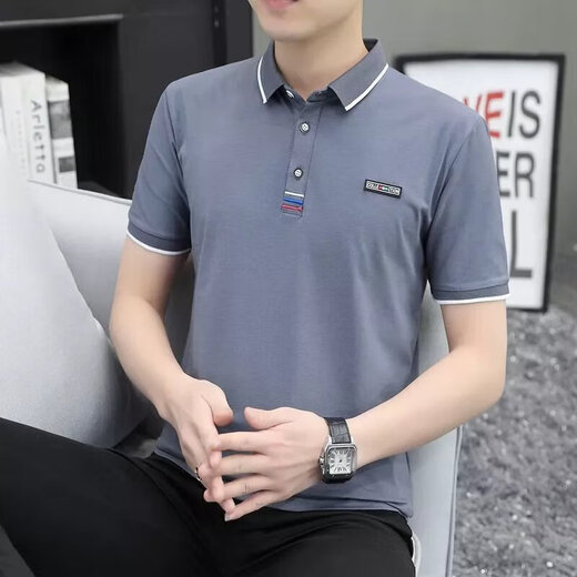 丨 lilang 丨 [Markencode bricht und greift Schnäppchen ab] Hochwertige Sommer-Kurzärmel-Polo. Männer Außenanlagen T-Shirt 2023753# erdig gelb 2024 m 85jin [Jin entspricht 0,5 kg] -100jin [Jin ist gleich 0,5 kg]