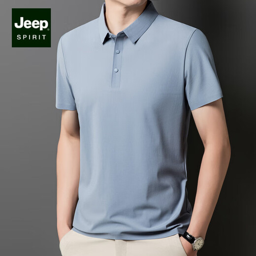 Jeep Spirit Ice Seide Traaceless kurzärmeliges Polohemd Herren 2025 Sommer neuer Stil mittleren und junger Revers T-Shirt-Geschäft