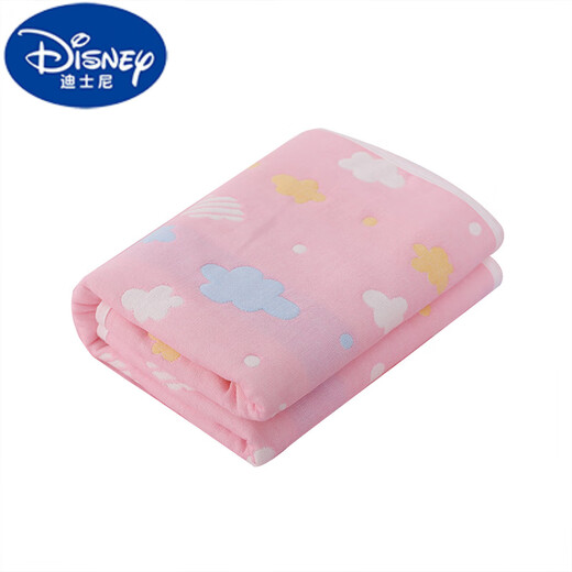 迪士尼（Disney）纱布婴儿隔尿垫棉可洗防水透气新生宝宝防漏垫夏季薄款隔夜床垫 30*40蓝色系列3条装 0x0cm
