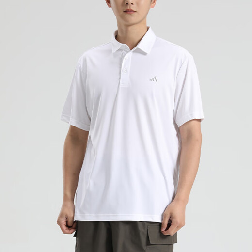 阿迪达斯 （adidas）OLO衫男夏季高尔夫运动上衣速干透气翻领商务短袖 IN6625 M 120-135斤