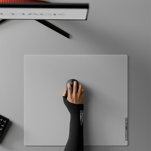 沃哈克Wallhack电竞专用飞袖Skypad钢化玻璃鼠标垫冰袖FPS吃鸡游戏 提高滑动速度 2.0Frenzy Sora-有指 L/XL码